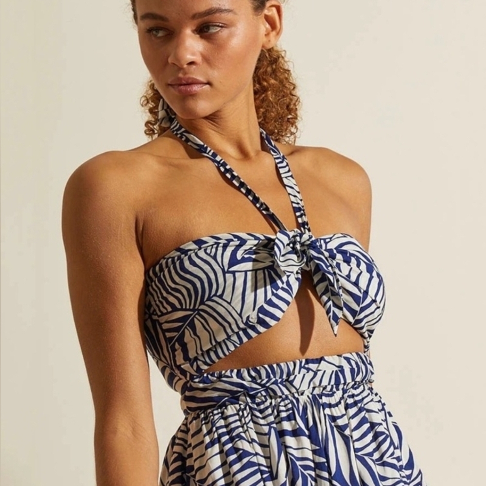 Lemlem Palmleaf Cutout Dress - Women's Size S